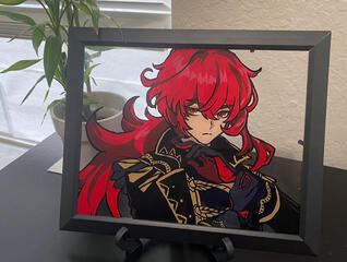 Sukuna Glass Painting